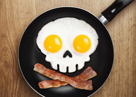 Funny Side Skull Egg Mould